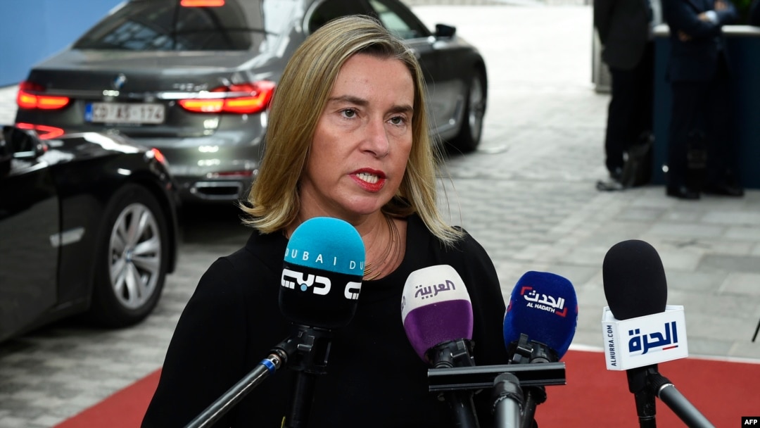 Federica Mogherini Ushinzwe ububanyi n’amahanga mu muryango w’Ubumwe bw’Uburayi 