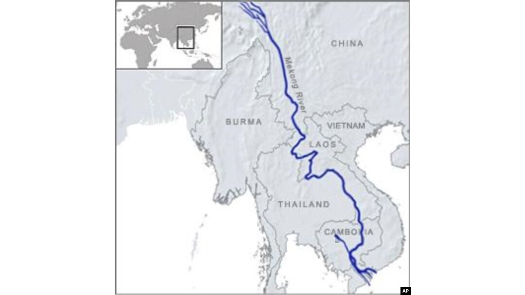 澜沧江/湄公河流经中国和东南亚五国