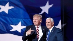 Republikanski predsednik Donald Tramp i potpredsednik Majk Pens vode kampanju za drugi mandat u Beloj kući.