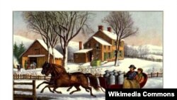  "Winter Morning in the Country" (Currier and Ives Print)