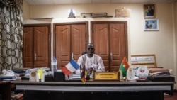 Le maire de Kaya Boukare Ouedraogo dans son bureau de Kaya le 16 novembre 2020.