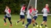 The United States' Clint Dempsey works out during a training session in Sao Paulo, Brazil, June 20, 2014.
