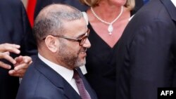 Le Président du Haut Conseil libyen Khaled Mechri à l'Elysée le 29 mai 2018.