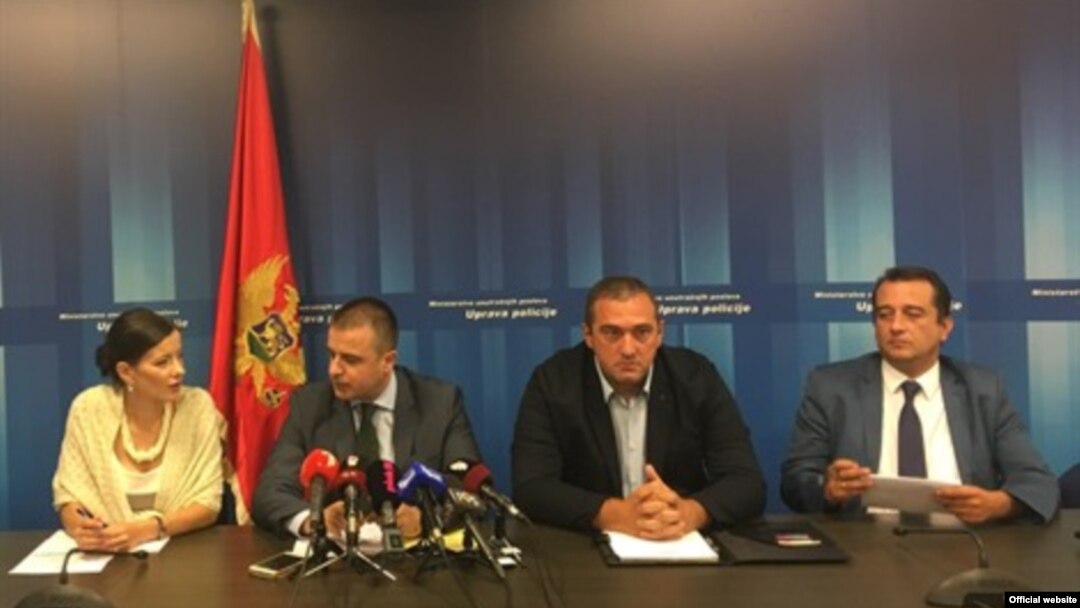 Konferencija za novinare Uprave policije (gov.me)
