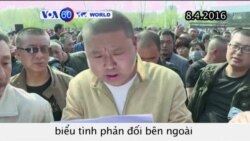 Hàng trăm công nhân thép TQ thất nghiệp biểu tình (VOA60)