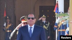 Le président égyptien Abdel Fattah el-Sissi assiste au palais présidentiel éthiopien au Caire, Egypte, janvier. 27, 2019, (Photo: Présidence égyptienne)