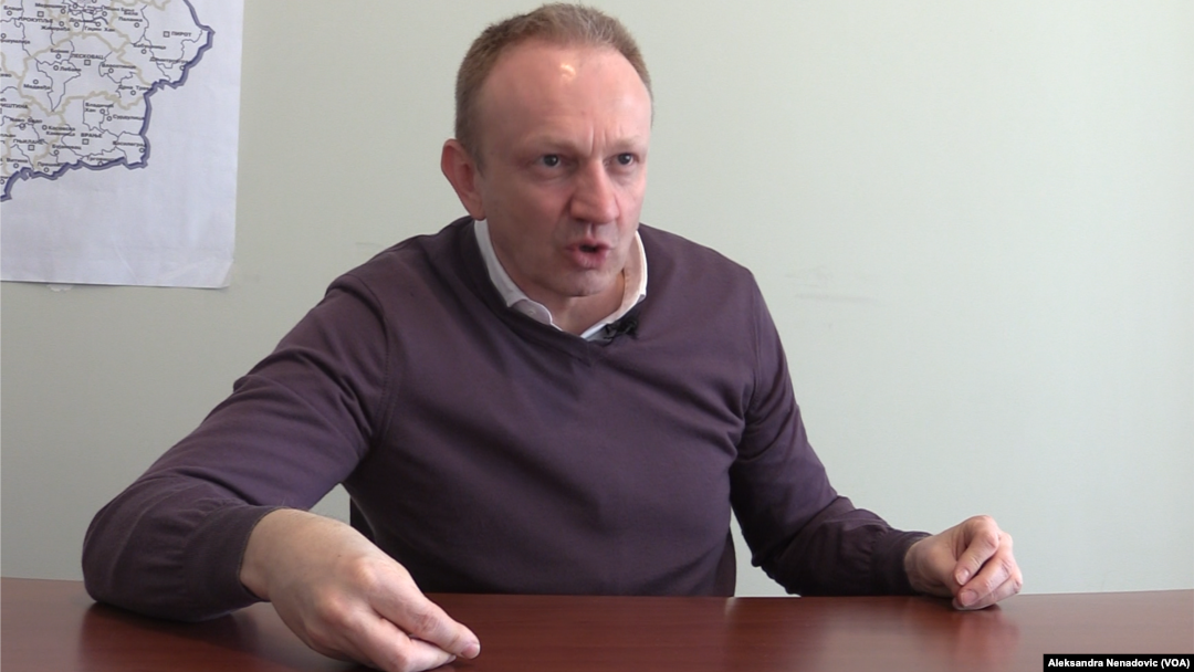 Dragan Đilas, jedan od lidera Saveza za Srbiju i predsednik Stranke slobode i pravde (Foto: VOA)