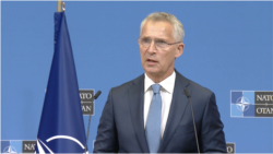 Generalni sekretar NATO-a Jens Stoltenberg tokom obraćanja medijima (Foto: NATO)