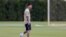Argentina's forward Lionel Messi participates in a training session ahead of the Copa America football tournament at Florida Blue Training Center in Fort Lauderdale, Florida, on June 5, 2024.