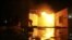US Consulate in Benghazi in flames during protest September 11, 2012