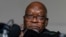 FILE - Former South African President Jacob Zuma addresses the press at his home in Nkandla, KwaZulu-Natal Province, July 4, 2021.