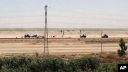 伊拉克保安部队2015年5月17日撤出拉马迪市