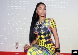 Nicki Minaj seen at the X Versus Versace after party on Sept. 7, 2014, in New York.