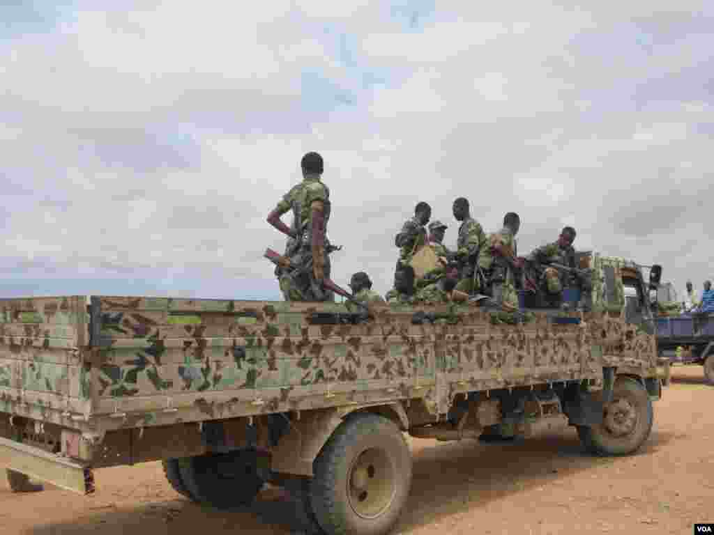 Ciidanka Djibouti ee ku sugan Beledweyne