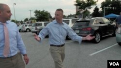 Republican Congressman Scott Perry’s district includes Adams County. He has heard the concerns of orchard owners but says the border would have to be secured before immigration reform. (M. Kornely/VOA)