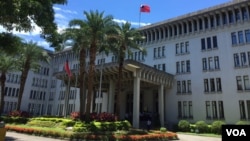Le bâtiment du ministère des affaires étrangères de Taiwan, le 6 juillet 2016.
