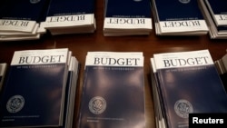 미국 백악관이 4일 상원에 제출한 2015년 예산안.