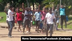 Celebração da liberdade provisória, Nova Democracia, Gaza, Moçambique.