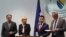 Rasim Ljajić, Dragica Sekulić i Ljupčo Nikolovski and Mirko Šarović tokom nedavnog sastanka u Sarajevu