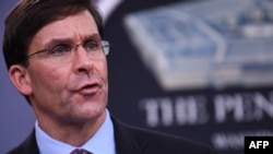 Mark Esper fue secretario de Defensa de EE. UU. por 18 meses para el presidente Donald Trump.