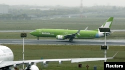 FILE: An aircraft from South African low cost airline Kulula takes off from Cape Town International airport September 15, 2015. The liquidation of Comair also grounded subsidiary Kulula as of June 1, 2022. 