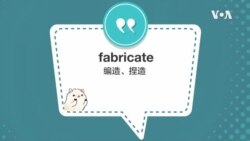 学个词 - fabricate