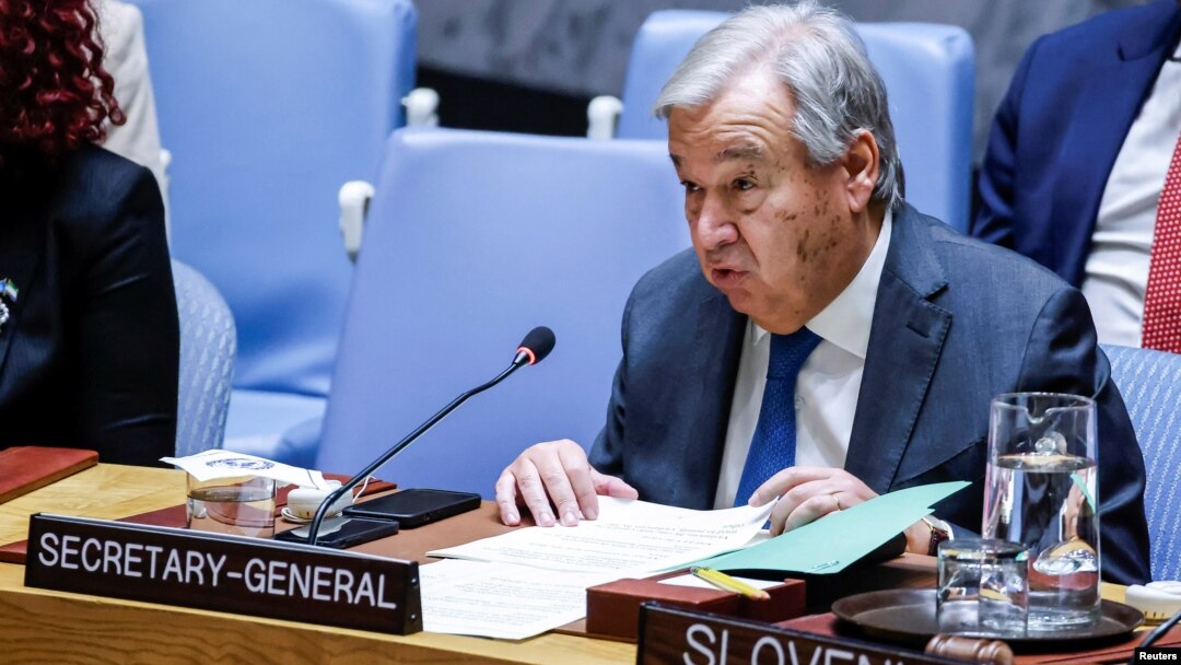 Sekjen PBB, Antonio Guterres 