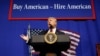 FILE - U.S. President Donald Trump speaks during a visit to the world headquarters of Snap-On Inc, a tool manufacturer in Kenosha, Wisconsin, April 18, 2017.