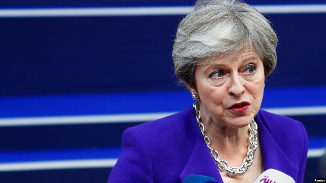 PM Theresa May memberikan keterangan kepada media di Brussels dalam KTT Uni Eropa 18 Oktober lalu. 