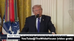 دونالد ترامپ، رئیس‌ جمهوری ایالات متحده (دوشنبه ۱۱ اسفند)