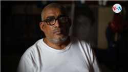 Álvaro Conrado, padre de una de las víctimas más jóvenes de las manifestaciones en Nicaragua de 2018. Foto Houston Castillo, VOA.
