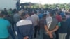 Iranian labor in Hafttapeh protesting 