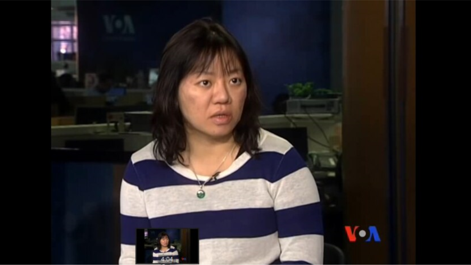 Vietnamese journalist and blogger Pham Doan Trang, pictured during an interview with VOA in 2015.
