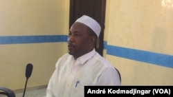 Mahamat Zen Bada, secrétaire général du MPS, à N'Djamena, le 12 juin 2019. (VOA/André Kodmadjingar)