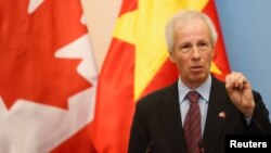 Le désormais ex-chef de la diplomatie canadienne Stéphane Dion était critique à l’égard de Donald Trump.