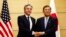 7일 도쿄을 방문한 토니 블링컨 미국 국무장관이 이시바 시게로 일본 총리와 만났다.