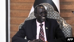 FILE - South Sudan Finance Minister Stephen Dhieu Dau, pictured in May 2013, presented an annual budget last month, but after further review, the parliament's committee on finance proposed adding $141 million to it.