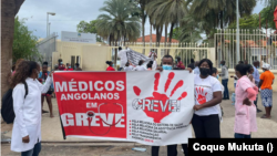 Médicos em greve em Angola (Foto de Arquivo)