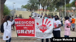 Médicos em greve em Angola