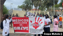 Médicos em greve em Angola