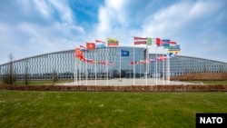 资料照片：位于布鲁塞尔的北约总部。