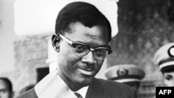 Ministre wa Yambo ya Congo-Belge Patrice na mobembo mw aye na Maroc, le 08 août 1960 . / AFP PHOTO