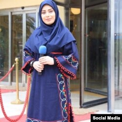 Saba Fatemeh Rad, born in 1981 in Rasht, began her career as writer for radio at Gilan province and later became a TV director and producer. She was the main TV host of “We Return Home” show for Channel 5 until she resigned in January 2020. Source: Social media