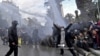 Tunisia Police Turn Water Cannons on Protest Against President 
