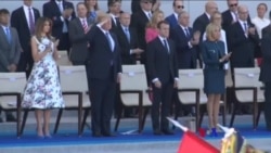 川普總統出席法國國慶活動