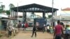 Border check point at Kiossi is seen, June 5, 2018, after Cameroon and Equatorial Guinea reopened six months after it was sealed to stop the movement of armed groups that fought to overthrow President Teodoro Obiang Nguema.