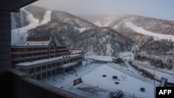 FILE - Masikryong Ski Resort is seen near North Korea's east coast port city of Wonsan, Feb. 20, 2017.