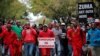 Manifestation à Pretoria contre les violences faites aux femmes
