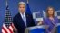 ABD Dışişleri Bakanı Kerry, Brüksel'deki temasları bağlamında Avrupa Birliği Yüksek Temsilcisi Mogherini'yle ortak bir basın açıklaması yaptı.