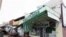 A row of shops is seen after sustaining damage in the Perth suburb of Bedford, Australia, May 25, 2020, after the area was lashed by gale force winds and a tidal surge.